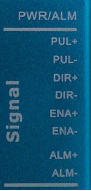 Zdjęcie pinów złącza sygnałów sterujących P1 serwosterownika ES-D508 HBS57 Leadshine