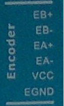 Zdjęcie pinów złącza P3 służącego do komunikacji z enkoderem sterownika ES-D1008 HBS86H Leadshine