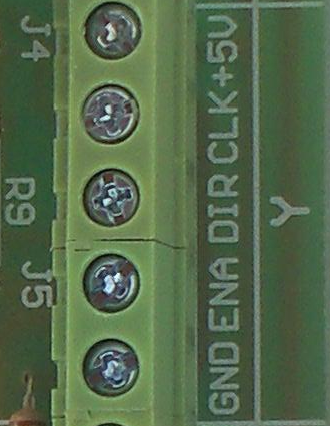 Zdjęcie pinów złącza sterującego P2 płyty głównej sterującej CNC - SSK-MB2