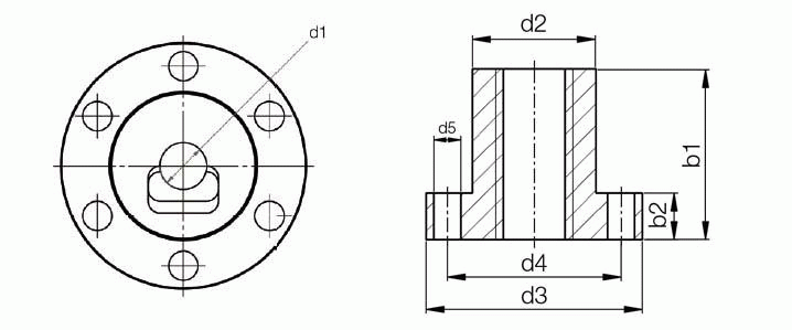 Nakrętki Trapezowe Bezluzowe Iglidur J Akcesoria Cnc