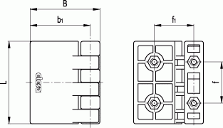 Zawias Cfd66 B M6 Akcesoria Cnc